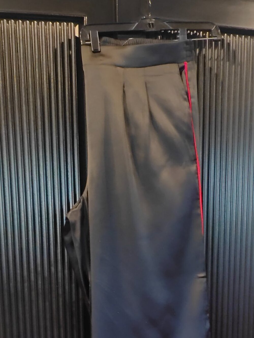 Torrid Deep Black Satin Wide-Leg Pants